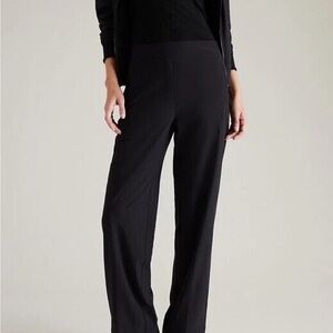 Athleta Black Brooklyn Heights high rise wide trouser